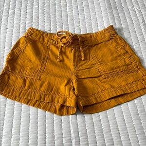 Old Navy Women's Yellow Cargo Shorts